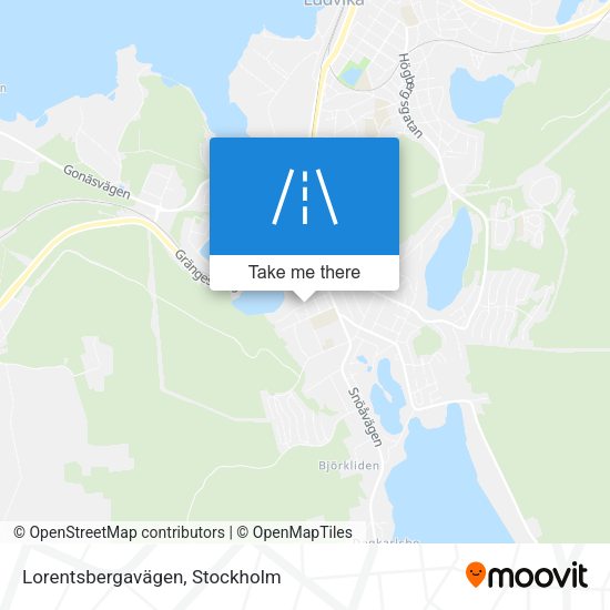 Lorentsbergavägen map