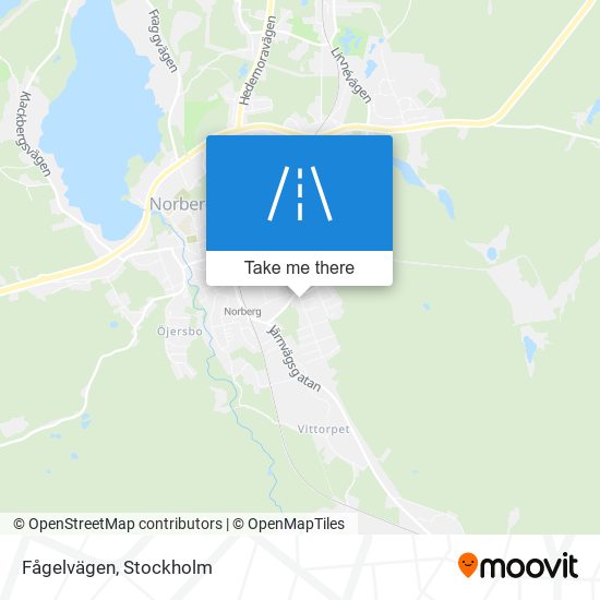 Fågelvägen map