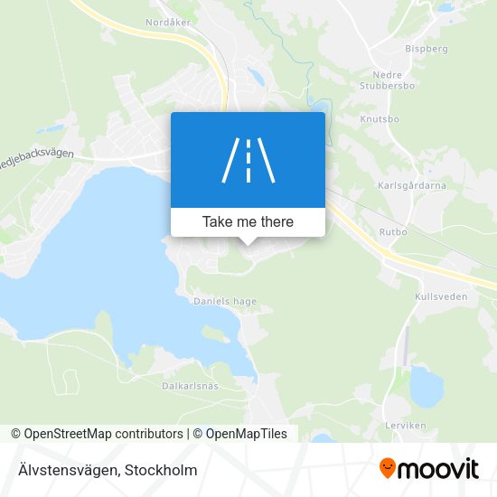 Älvstensvägen map