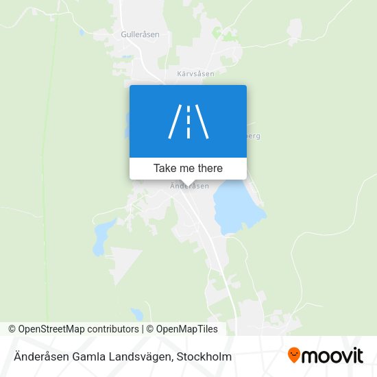 Änderåsen Gamla Landsvägen map