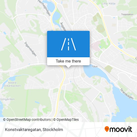 Konstvaktaregatan map