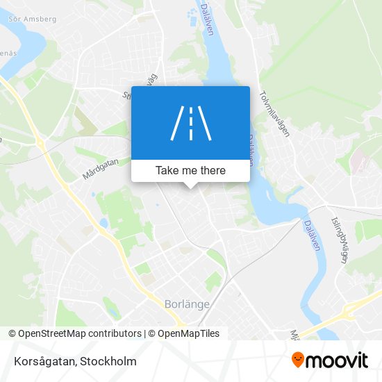 Korsågatan map