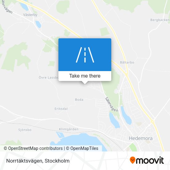 Norrtäktsvägen map