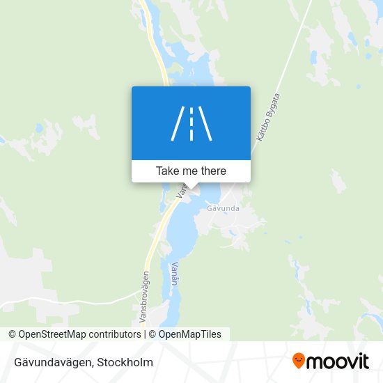 Gävundavägen map