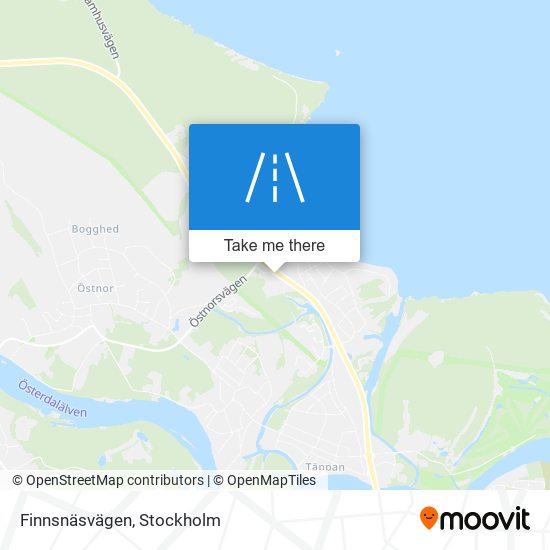 Finnsnäsvägen map