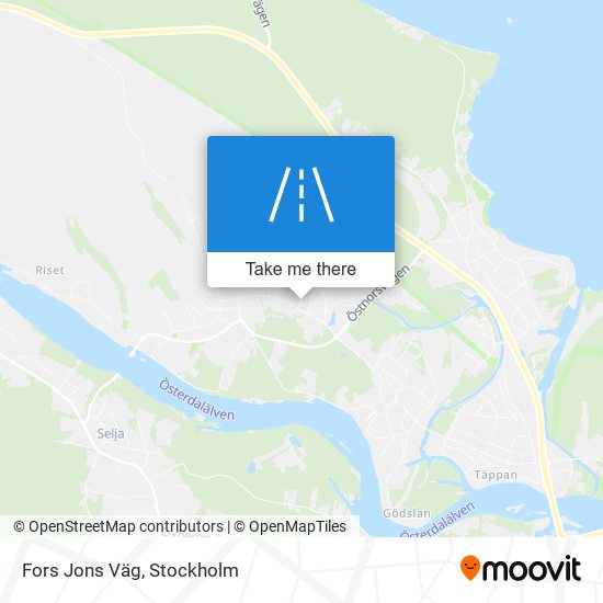 Fors Jons Väg map