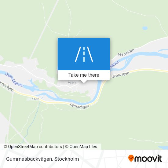 Gummasbackvägen map
