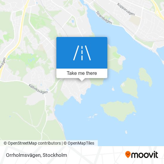 Orrholmsvägen map