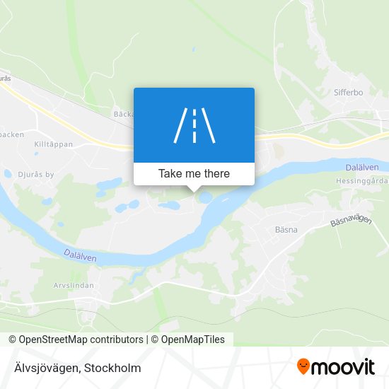 Älvsjövägen map