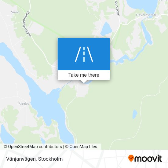 Vänjanvägen map