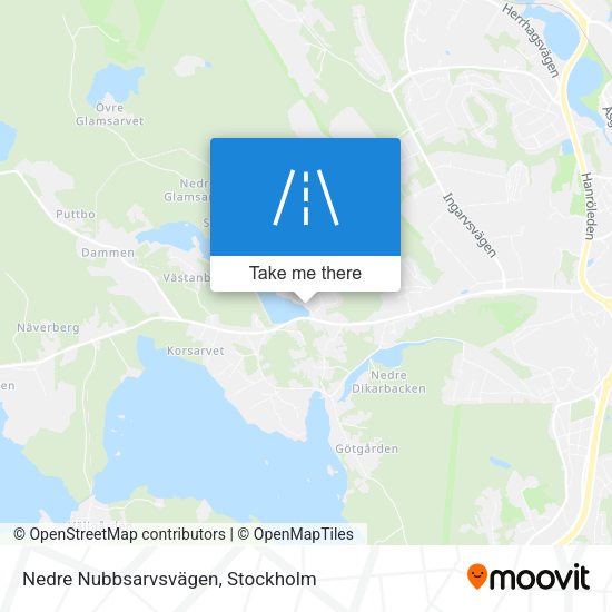 Nedre Nubbsarvsvägen map