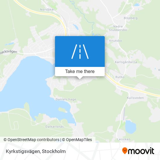 Kyrkstigsvägen map