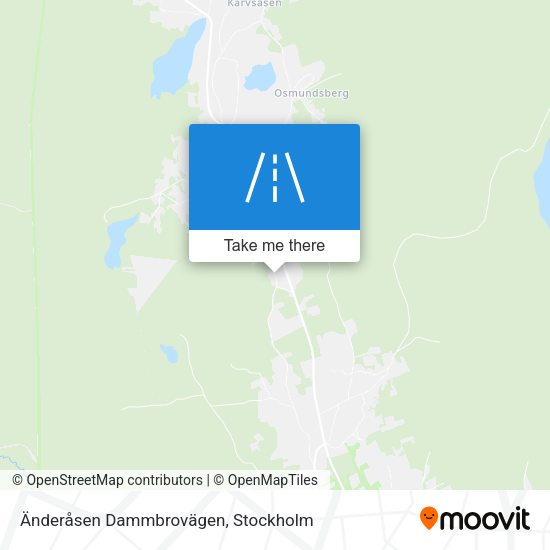 Änderåsen Dammbrovägen map