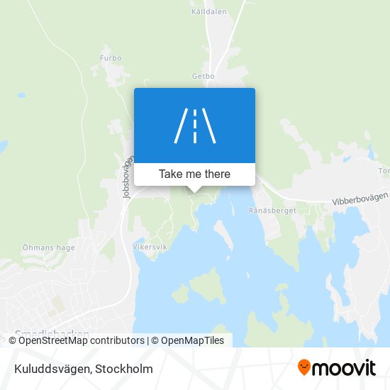 Kuluddsvägen map