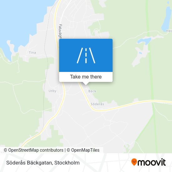 Söderås Bäckgatan map