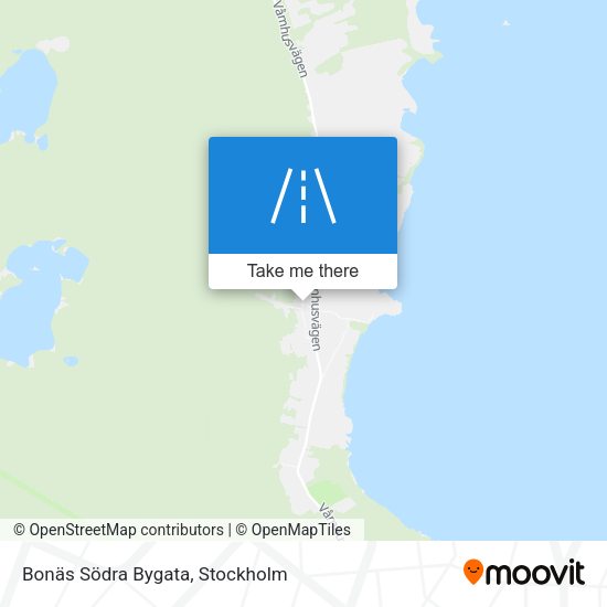 Bonäs Södra Bygata map