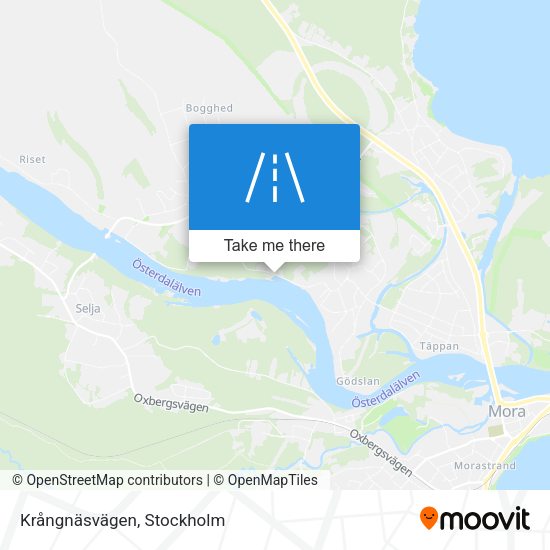 Krångnäsvägen map