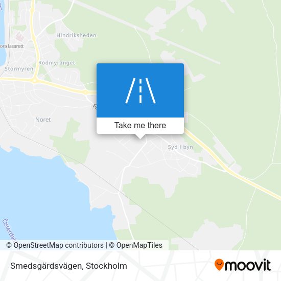 Smedsgärdsvägen map