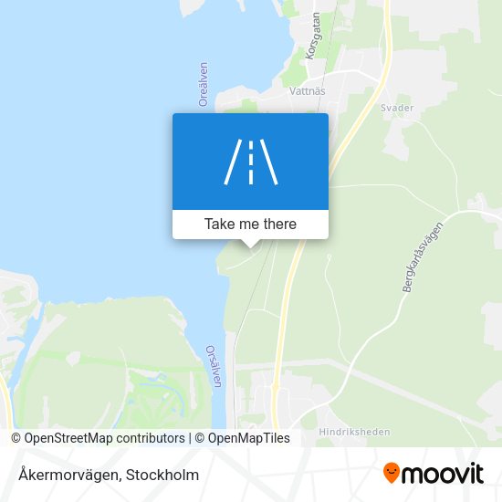 Åkermorvägen map
