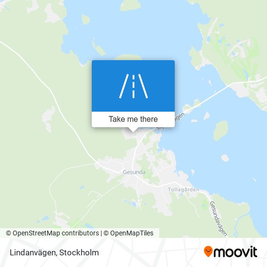 Lindanvägen map