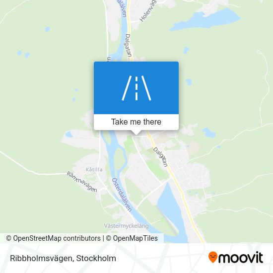 Ribbholmsvägen map