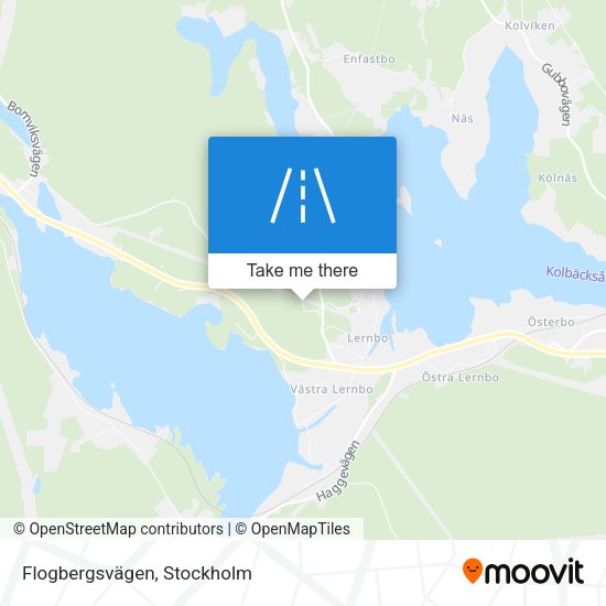 Flogbergsvägen map