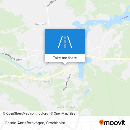 Gamla Anneforsvägen map