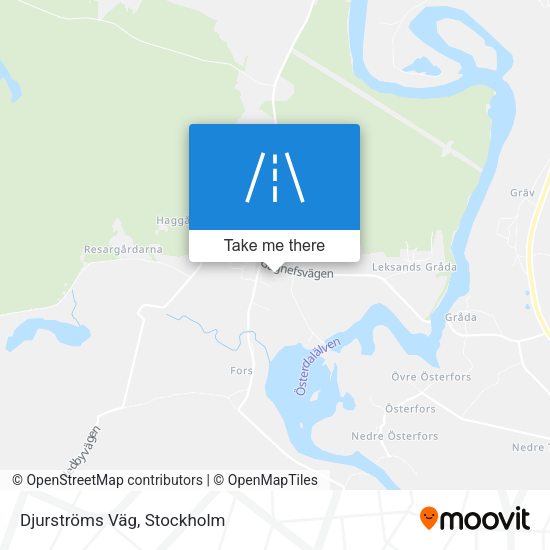 Djurströms Väg map