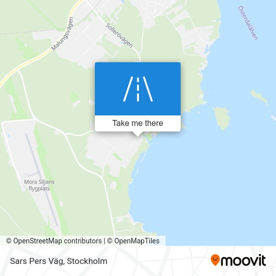Sars Pers Väg map
