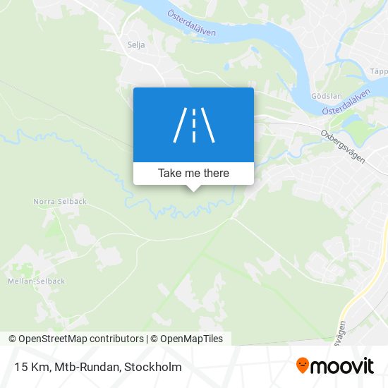 15 Km, Mtb-Rundan map