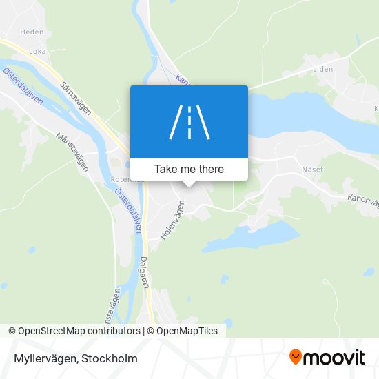 Myllervägen map