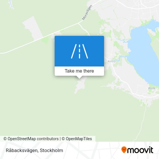 Råbacksvägen map