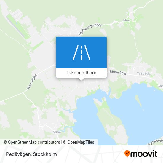 Pedåvägen map