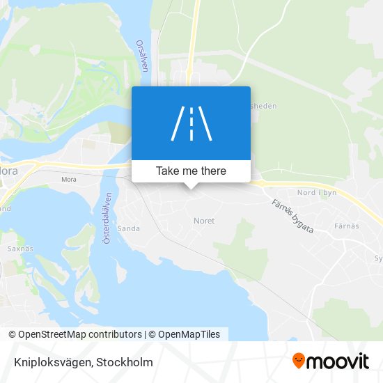 Kniploksvägen map