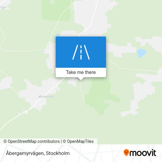 Åbergamyrvägen map
