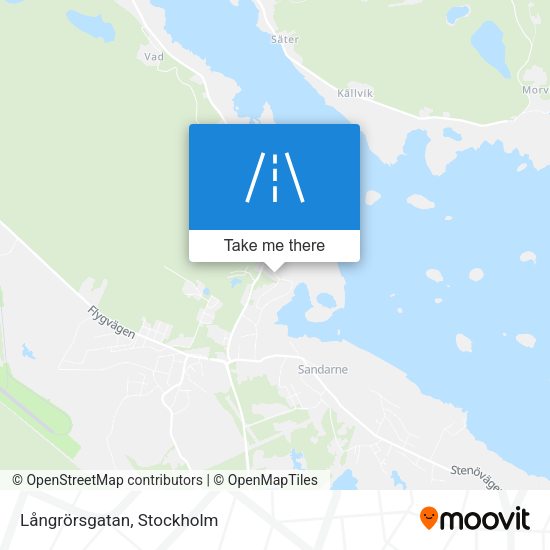 Långrörsgatan map