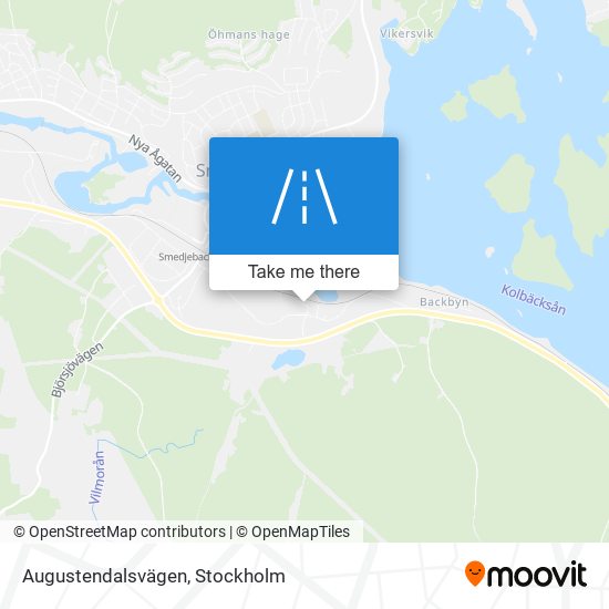 Augustendalsvägen map