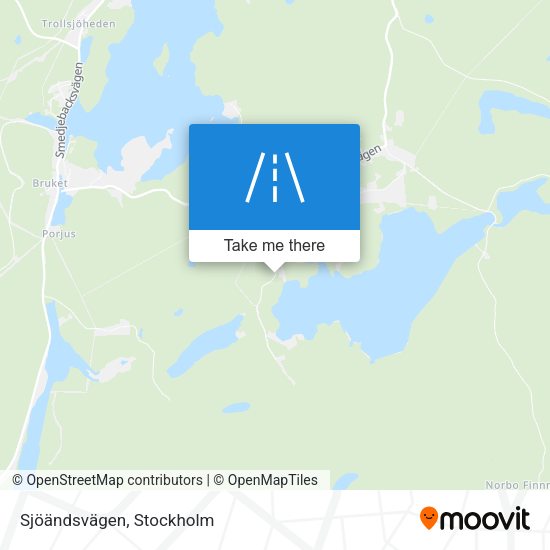 Sjöändsvägen map