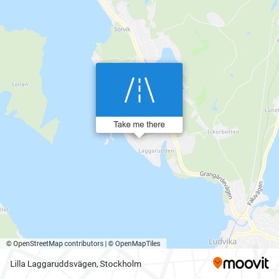 Lilla Laggaruddsvägen map