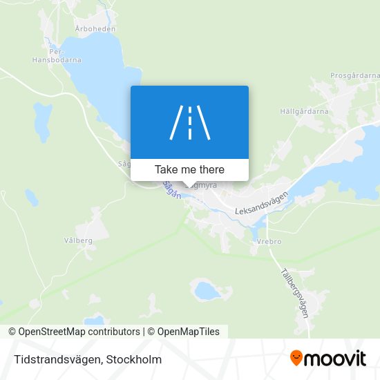 Tidstrandsvägen map