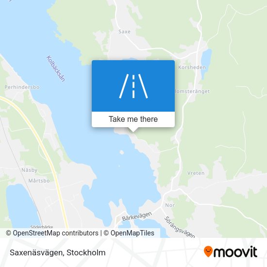 Saxenäsvägen map