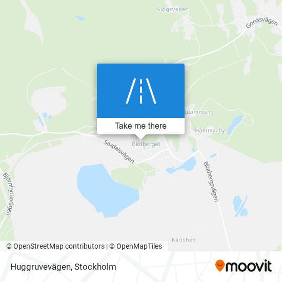 Huggruvevägen map