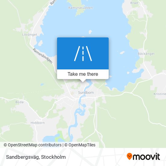 Sandbergsväg map