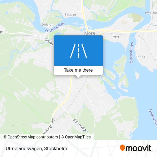 Utmelandsvägen map