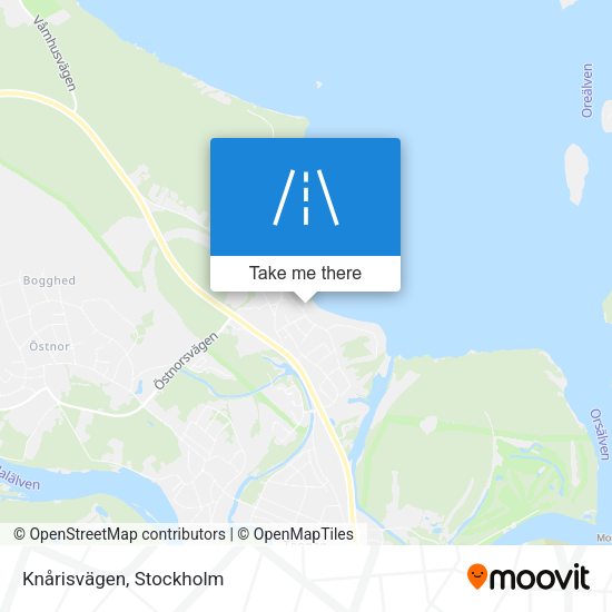 Knårisvägen map