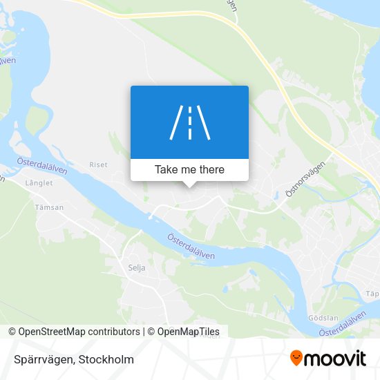 Spärrvägen map