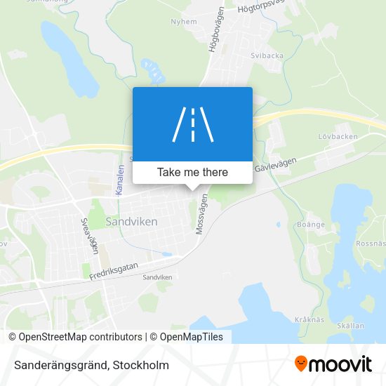 Sanderängsgränd map