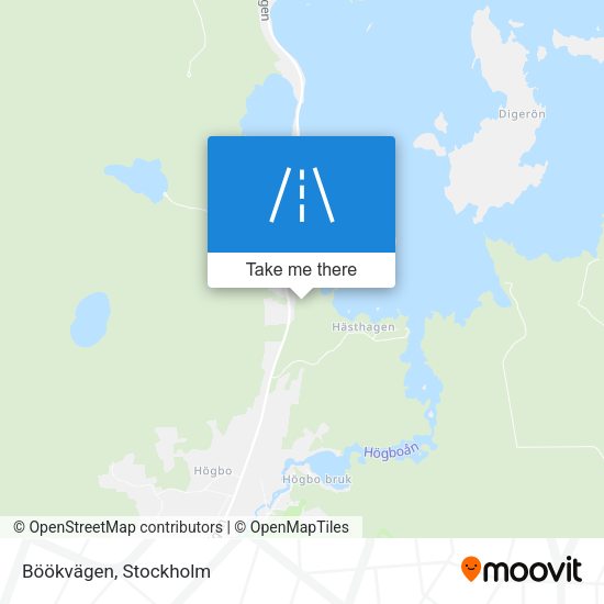 Böökvägen map