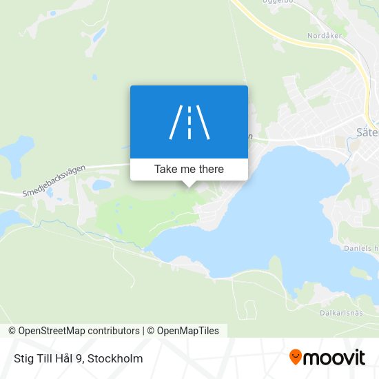 Stig Till Hål 9 map