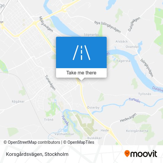 Korsgårdsvägen map